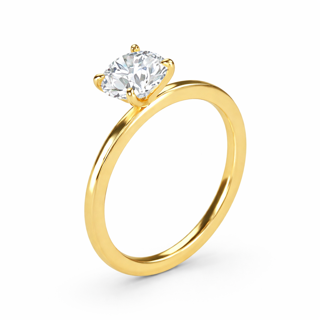 Round Solitaire 6-Prong