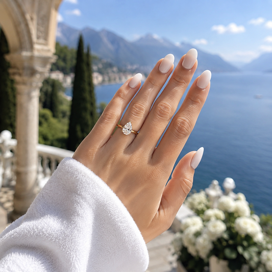 Classic Pear Cut Solitaire