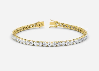 Astra 4 Prong Round Lab Diamond Tennis Bracelet