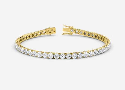 Astra 4 Prong Round Lab Diamond Tennis Bracelet