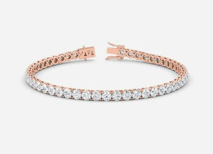 Astra 4 Prong Round Lab Diamond Tennis Bracelet