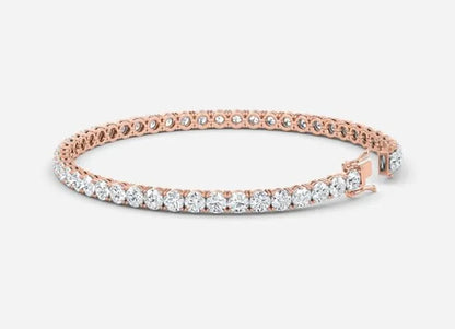 Astra 4 Prong Round Lab Diamond Tennis Bracelet
