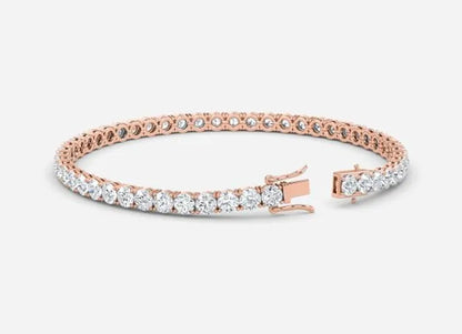 Astra 4 Prong Round Lab Diamond Tennis Bracelet