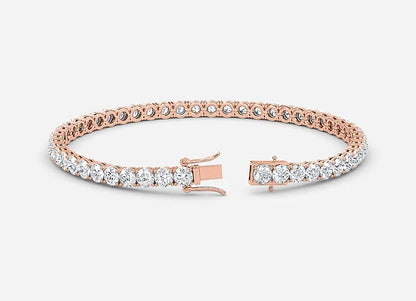 Astra 4 Prong Round Lab Diamond Tennis Bracelet