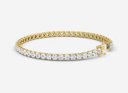 Astra 4 Prong Round Lab Diamond Tennis Bracelet