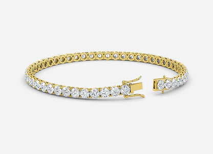 Astra 4 Prong Round Lab Diamond Tennis Bracelet