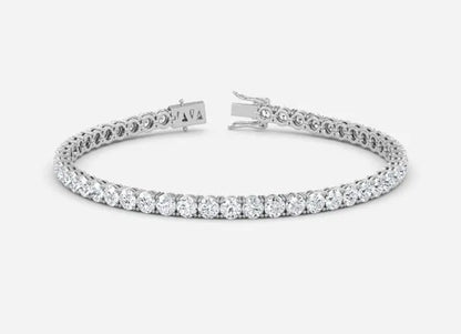 Astra 4 Prong Round Lab Diamond Tennis Bracelet