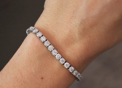 Astra 4 Prong Round Lab Diamond Tennis Bracelet