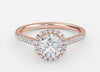 Carat: 3.0 Color: D Clarity: VVS2 / 18K Rose Gold