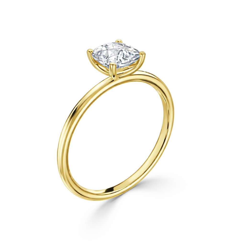 Cushion Cut Solitaire