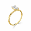 Classic Emerald Cut Solitaire