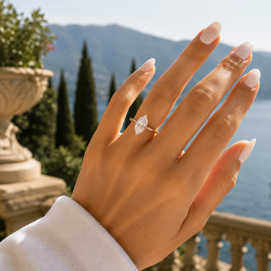 Classic Marquise Cut Solitaire