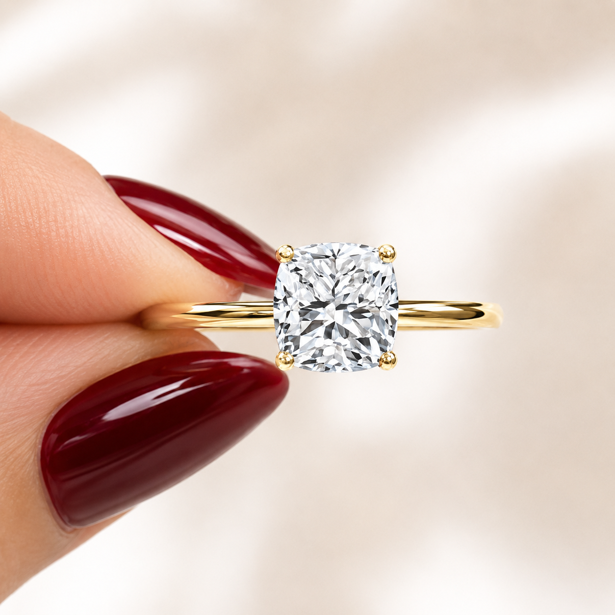 Cushion Cut Solitaire