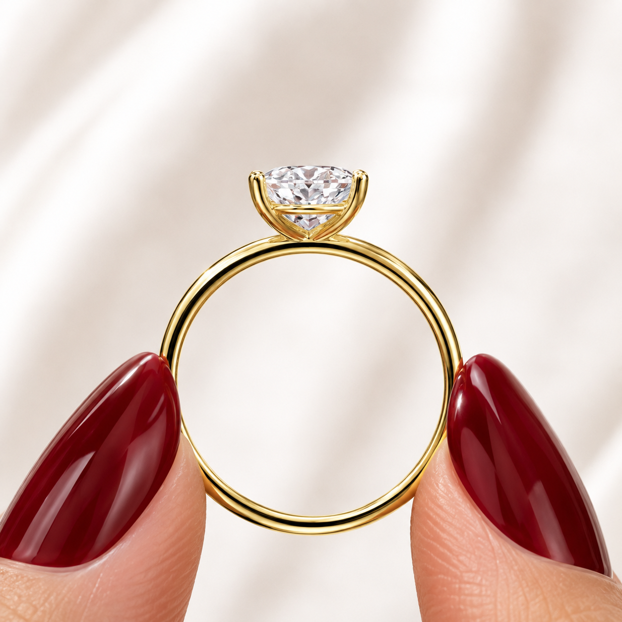 Cushion Cut Solitaire