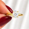 Oval Hidden Halo