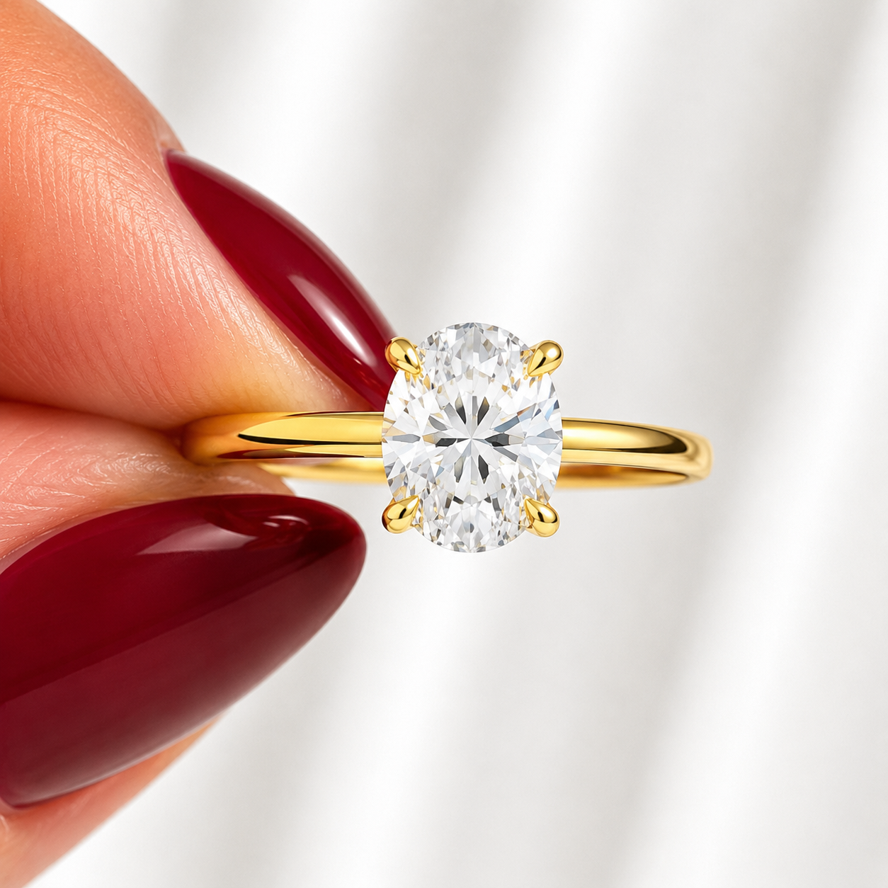 Oval Hidden Halo