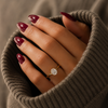 Oval Hidden Halo