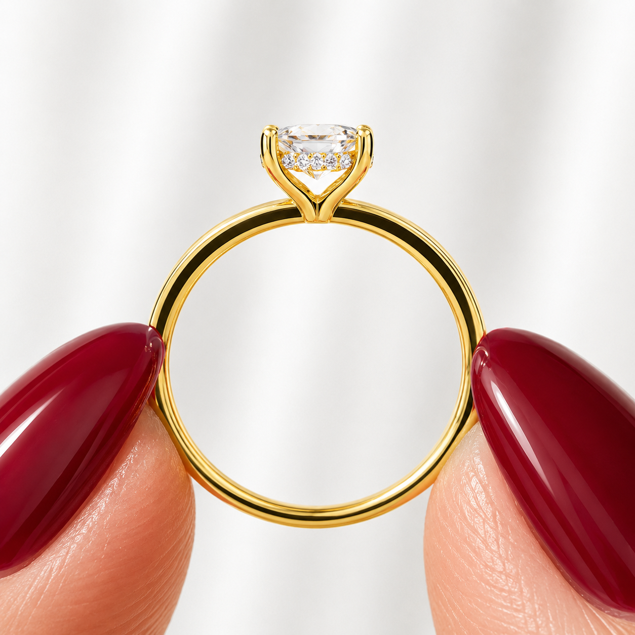 Oval Hidden Halo