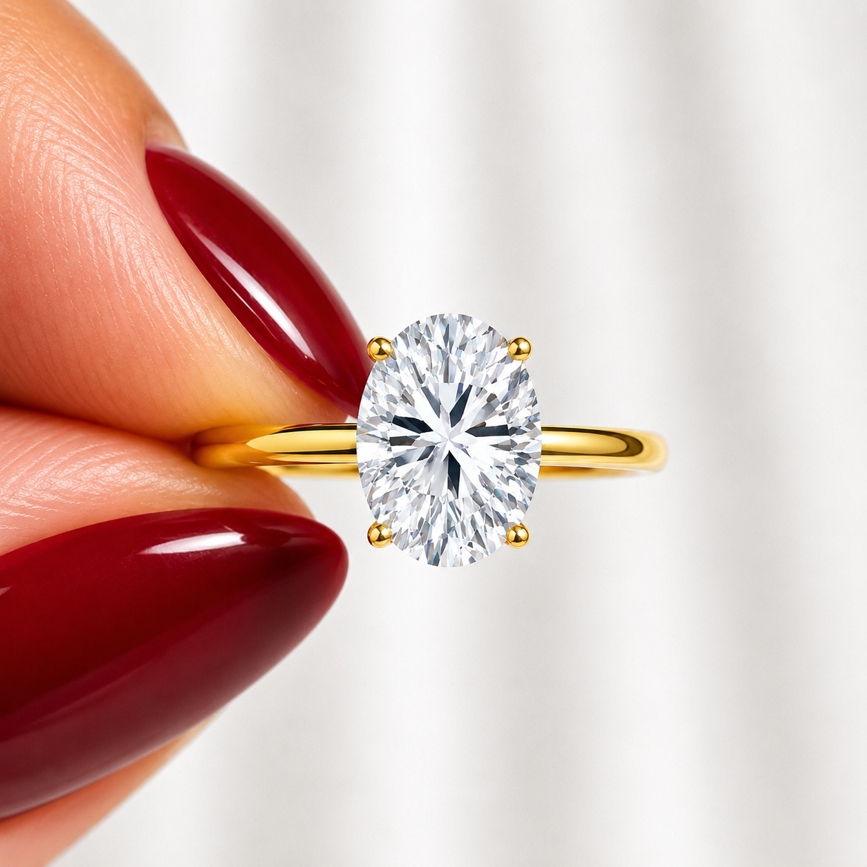 Classic Oval Cut Solitaire
