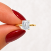 Classic Emerald Cut Solitaire