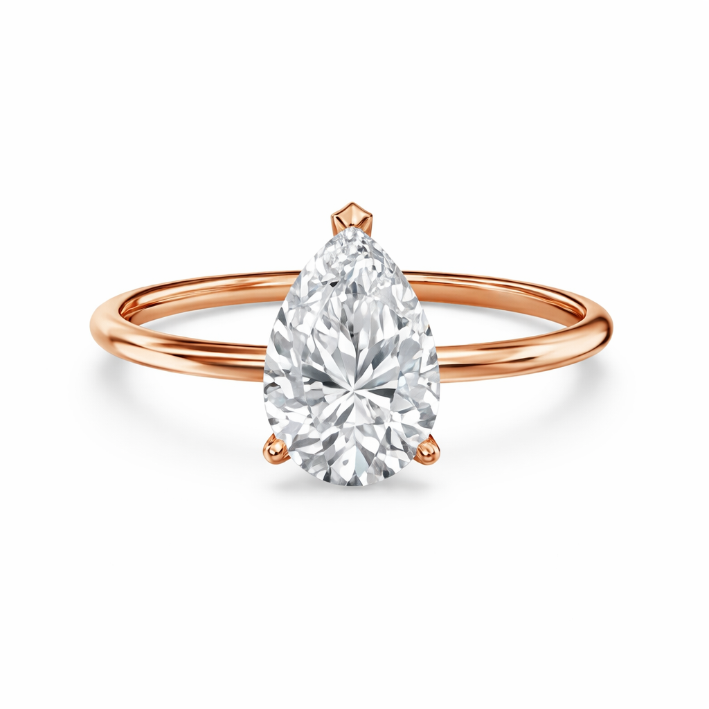 Classic Pear Cut Solitaire