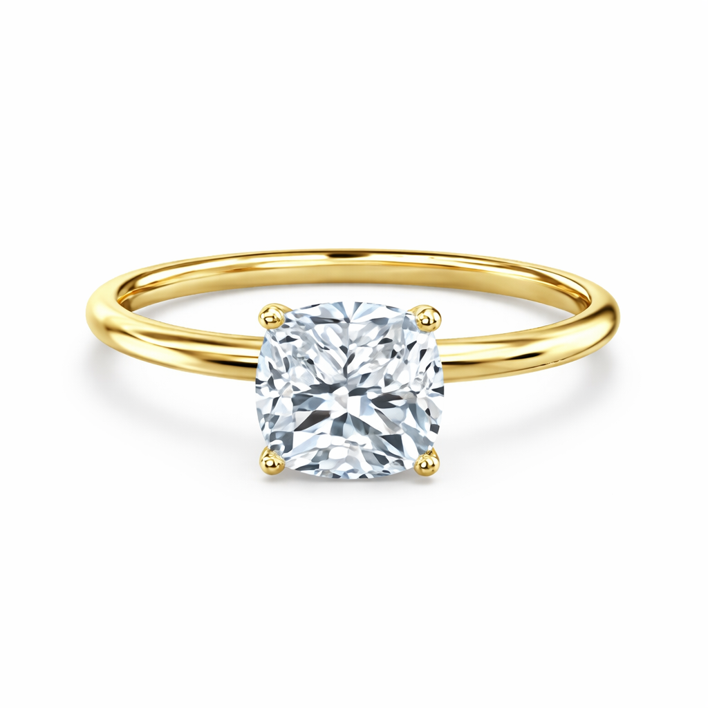 Cushion Cut Solitaire