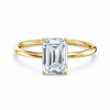 Classic Emerald Cut Solitaire