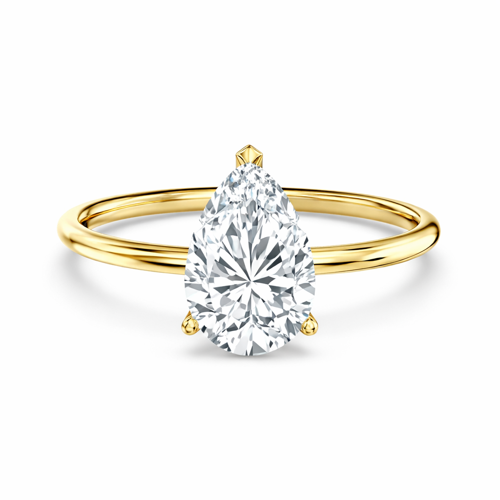 Classic Pear Cut Solitaire