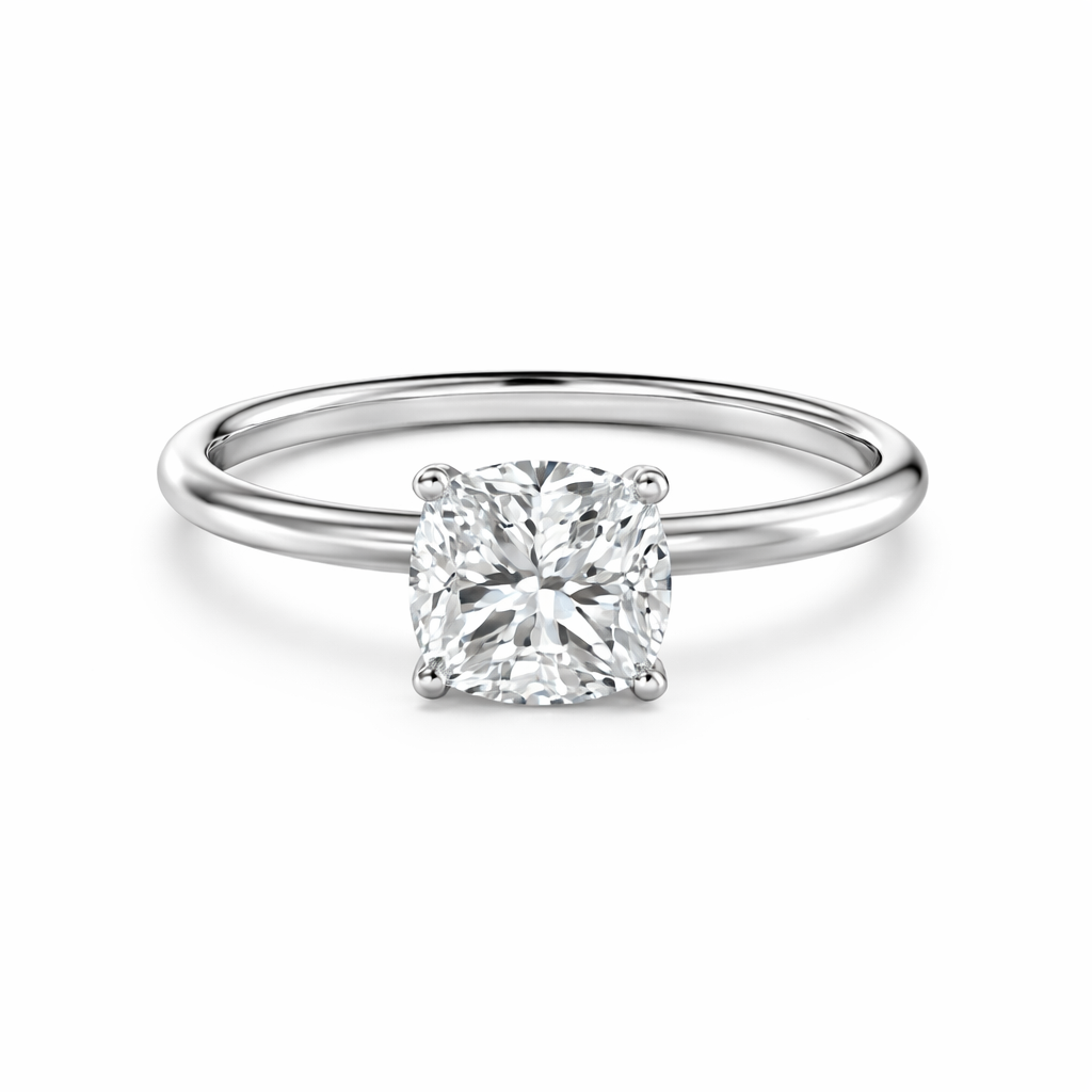 Cushion Cut Solitaire