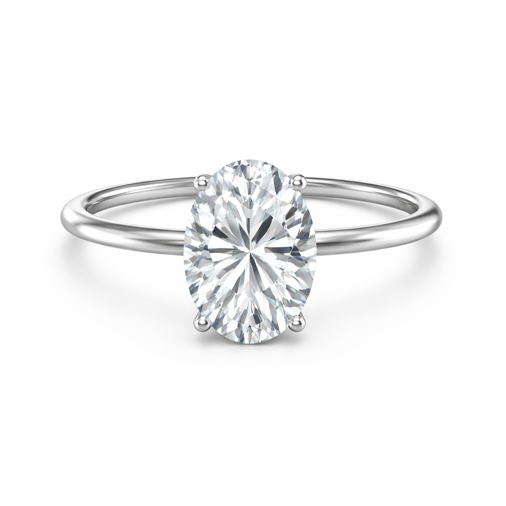 Classic Oval Cut Solitaire
