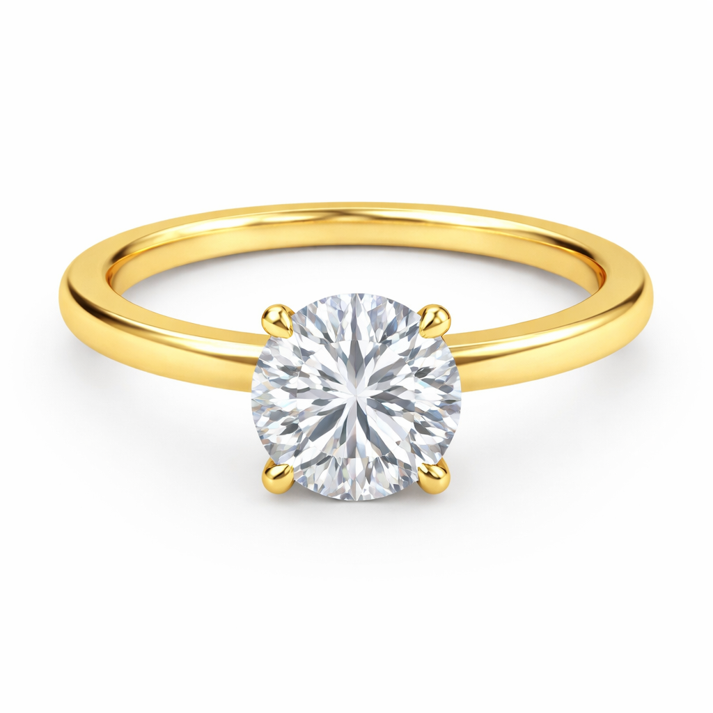 Round Solitaire 6-Prong