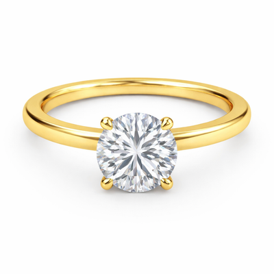 Round Solitaire 6-Prong