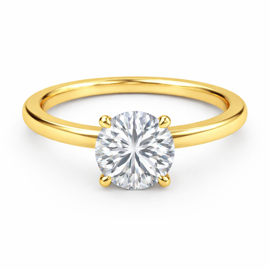 Round Solitaire 6-Prong