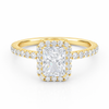 Radiant Halo with Diamond Band