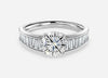 Carat: 3.0 Color: D Clarity: VVS2 / 18K White Gold