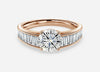 Carat: 3.0 Color: D Clarity: VVS2 / 18K Rose Gold