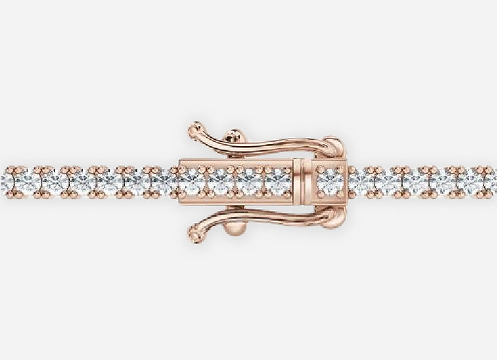 ida round brilliant cut lab diamond tennis bracelet
