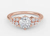 Carat: 3.0 Color: D Clarity: VVS2 / 18K Rose Gold