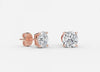 Carat: 4.00 Color: DEF Clarity: VVS-VS / 18K Rose Gold / Push Back