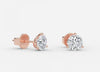 Carat: 4.00 Color: DEF Clarity: VVS-VS / 18K Rose Gold / Screw Back