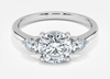Carat: 3.0 Color: D Clarity: VVS2 / 18K White Gold