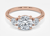 Carat: 3.0 Color: D Clarity: VVS2 / 18K Rose Gold