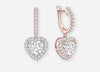 Carat: 4.80 Color: DEF Clarity: VVS-VS / 18K Rose Gold / Screw Back