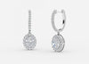 Carat: 4.80 Color: DEF Clarity: VVS-VS / 18K White Gold / Screw Back