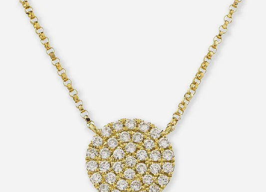 Rosalind Lab Diamond Cluster Pendant