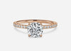 Carat: 3.0 Color: D Clarity: VVS2 / 18K Rose Gold